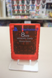 PS2 Official Memory card PS2 Red 8MB