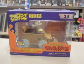 Rufus Ruffcut and Sawtooth with Buzzwagon 35 Dorbz Ridez Wacky Races 2017 San Diego Comic Con Exclusives