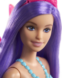 Feeënpop met paars haar 28 cm Barbie Dreamtopia nieuw