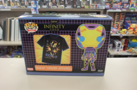 Rescue Pop! & Tee Box Set Blacklight Medium POP! Marvel The Infinity Saga sealed