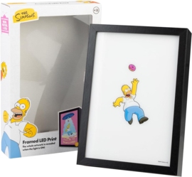 Homer Framed Led print 28x20x5 cm The Simpsons nieuw