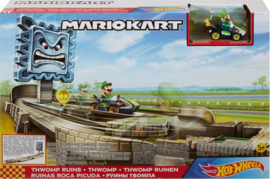 mario kart thwomp tempel baanset hot wheels nieuw