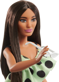 Pop in romper met stippen 28 cm Barbie Fashionistas nieuw