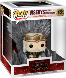 Viserys on the Iron Throne 12 POP! Deluxe House of the Dragon nieuw