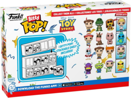 Forky, Sherrif Woody,  Gabby Gabby en mysterie verrassingsfiguurtje Bitty POP! Toy Story nieuw