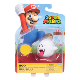 Boo with Coin 10cm wave 41 super mario nieuw
