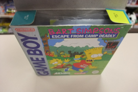 GB Bart Simpson's Escape from Camp Deadly (cib) scn