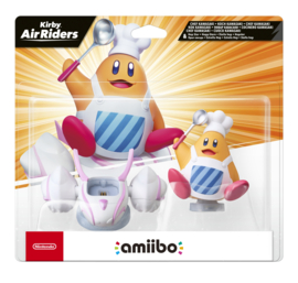 Amiibo Chef Kawasaki + Hop Star Kirby Air Riders nieuw