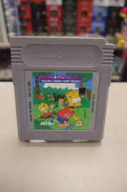 GB Bart Simpson's Escape from Camp Deadly (cib) scn