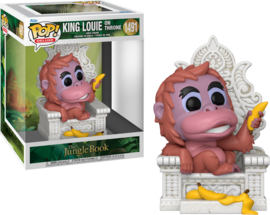King Louie on throne 1491 POP! Deluxe The Jungle Book nieuw Boxdamage