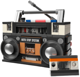 1988 Boombox Radio Construction Kit Pop Series 168 pc nieuw