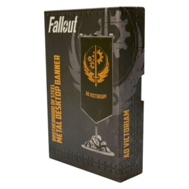 Brotherhood of Steel Metal Banner Replica Limited Edition Fallout nieuw