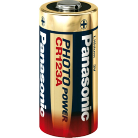 cr123 Lithium Panasonic 1 stuk