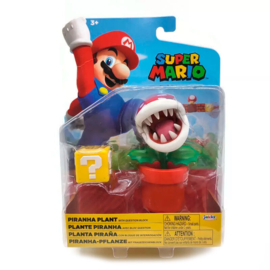 Piranha plant with block 10cm wave 39 super mario nieuw
