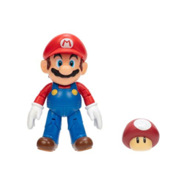 Mario with super Mushroom 10cm wave 27 super mario nieuw