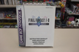 GBA Final Fantasy I & II: Dawn of Souls (cib) neu6