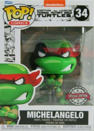 Michelangelo 34 Pop! Comics Teenage Mutant Ninja Turtles nieuw Special Edition
