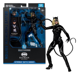 Catwoman Battle Damage action figure 18 cm Batman Returns Deluxe Theatrical Edition nieuw