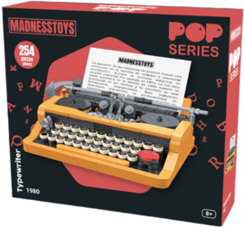 1980 Typewriter Construction Kit Pop Series 254 pc nieuw