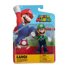 Luigi with Super Mushroom 10cm wave 29 super mario nieuw