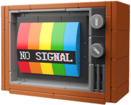 1970 Colour Television Construction Kit Pop Series 132 pc nieuw