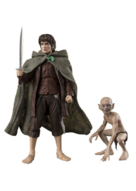 Frodo Baggins & Gollum S.H.Figuarts action figure 12cm en 5 cm The Lord of the Rings nieuw
