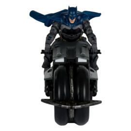 Batcycle with Batman The Flash DC Multiverse Vehicle nieuw