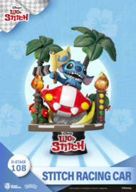 Stitch Racing Card Diorama 15cm nieuw