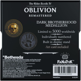 Dark Brotherhood Limited Edition Medallion The Elder Scrolls nieuw