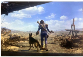 Neighborhood Patrol 30 x 40 cm art print unframed Fallout 4 nieuw
