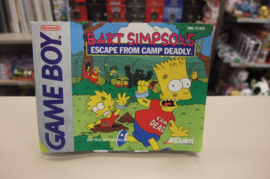 GB Bart Simpson's Escape from Camp Deadly (cib) scn