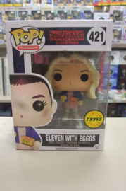 Eleven with Eggos chase 421 POP! Television Stranger Things