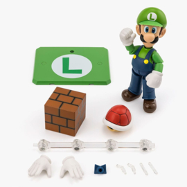 Luigi action figure 11 cm mario S.H. Figuarts nieuw