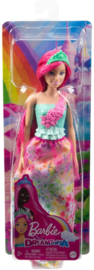 Prinses pop met roze haar 28 cm Barbie Dreamtopia nieuw