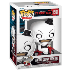 Art the Clown with Bike 1591 POP! Movies terrifier nieuw