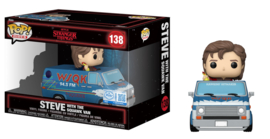 Steve with Squawk Van 138 POP! Rides Stranger Things nieuw