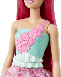 Prinses pop met roze haar 28 cm Barbie Dreamtopia nieuw