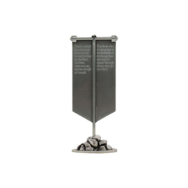Brotherhood of Steel Metal Banner Replica Limited Edition Fallout nieuw