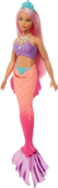 Zeemeermin pop met roze haar 28 cm Barbie Dreamtopia nieuw