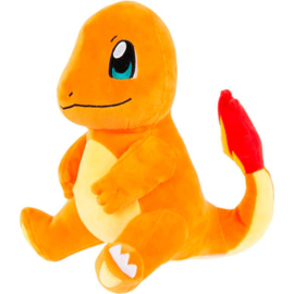Charmander zittend, nieuw, pluche, 22cm