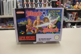 Snes Magic Sword (cib) FAH
