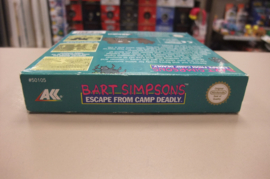 GB Bart Simpson's Escape from Camp Deadly (cib) scn