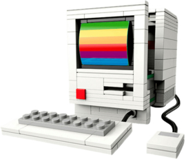 1984 Computer Construction Kit Pop Series 274 pc nieuw