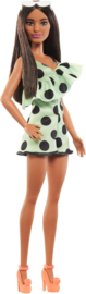 Pop in romper met stippen 28 cm Barbie Fashionistas nieuw
