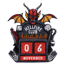 Hellfire Club Perpetual Calendar 15cm Stranger things nieuw