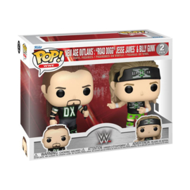 New Age Outlaws Road Dogg Jesse James & Billy Gunn 2 Pack POP! WWE nieuw