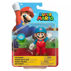 Ice Mario with ice flower 10cm wave 39 super mario nieuw