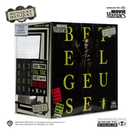 Beetlejuice 4 pack Movie Maniacs pvc 15cm Beetlejuice nieuw
