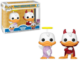 Donald's Shoulder Angel & Devil 2 Pack POP! Disney Donald Duck nieuw 2022 WonderCon  Limited Edition