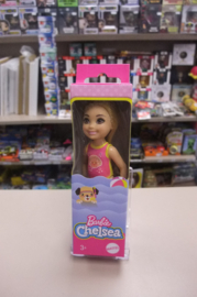 Chelsea pop 14 cm zwemkleding roos Barbie nieuw